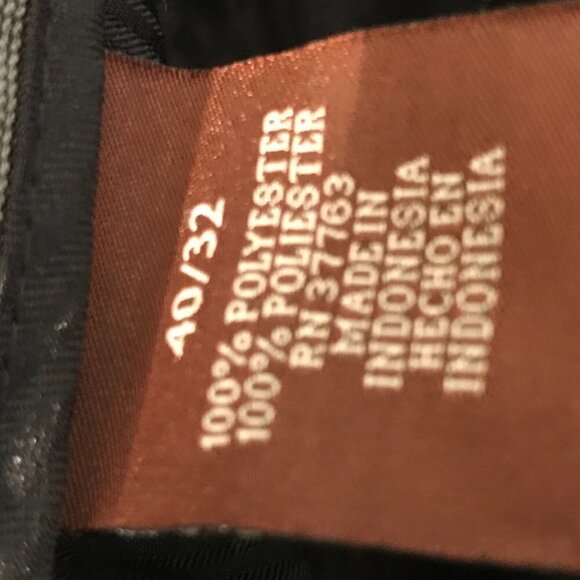 Perry Ellis Mens Dress Pants Black Trousers Slacks Formal Mens Size 40 - Picture 3 of 7